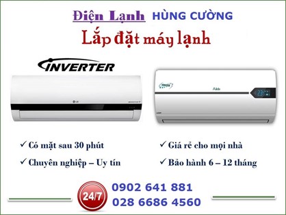 Tháo Lắp Máy Lạnh Quận Tân Bình