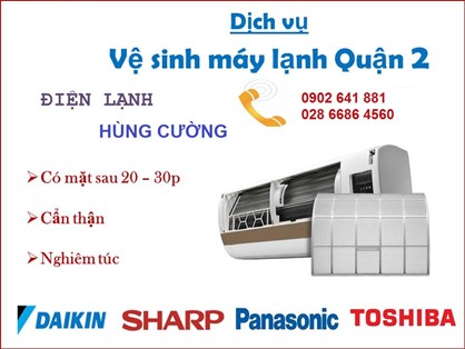 Vệ Sinh Máy Lạnh Giá Rẻ Quận 2