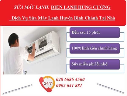 Sửa Máy Lạnh Tại Bình Chánh