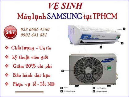 Vệ Sinh Máy Lạnh SamSung