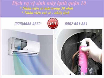 Vệ Sinh Máy Lạnh Quận 10