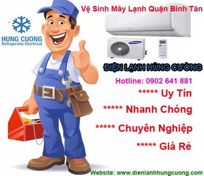 Vệ Sinh Máy Lạnh Quận Bình Tân