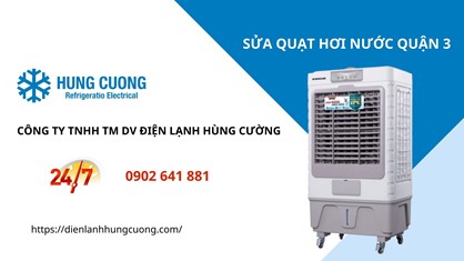 Sửa Quạt Hơi Nước Quận 3