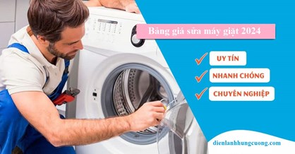 Bảng Giá Sửa Máy Giặt Mới Nhất 2024