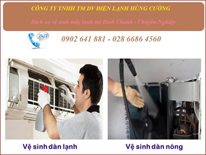 Rửa Máy Lạnh Tại Bình Chánh