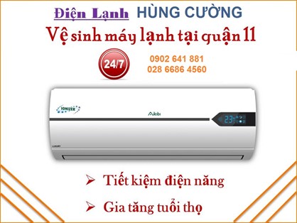 Vệ Sinh Máy Lạnh Giá Rẻ Quận 11