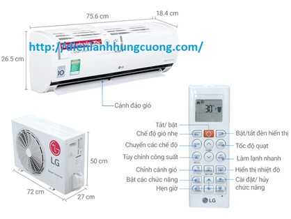  Bảng Mã Lỗi Máy Lạnh LG inverter