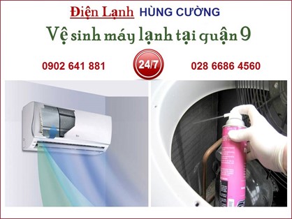 Vệ Sinh Máy Lạnh Giá Rẻ Quận 9