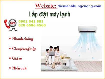 Lắp Máy Lạnh Giá Rẻ Tại Hóc Môn