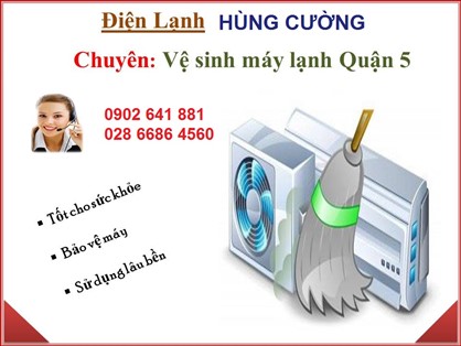 Vệ Sinh Máy Lạnh Giá Rẻ Quận 5